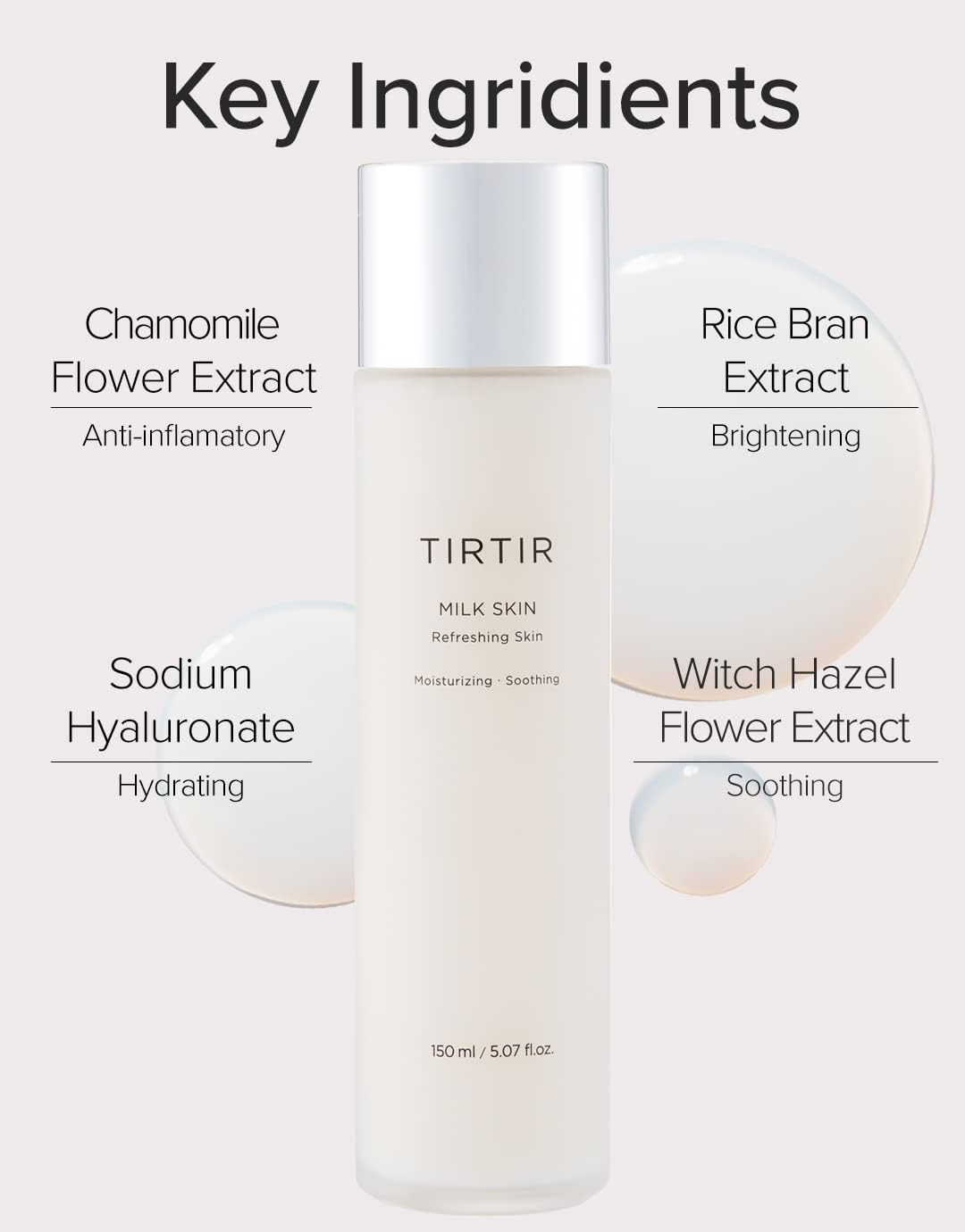 TIRTIR Milk Skin Toner 150ml